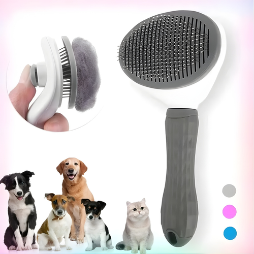 Self-Cleaning Pet Hair Comb